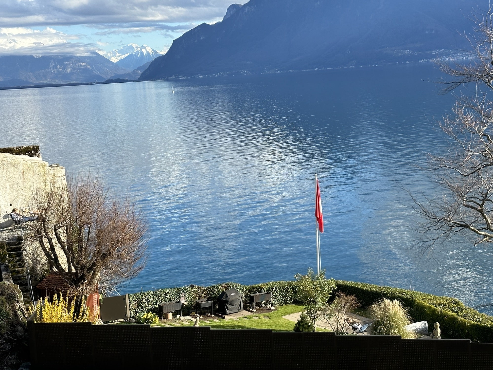View on Lake Léman from St. Saphorin (Lavaux)
